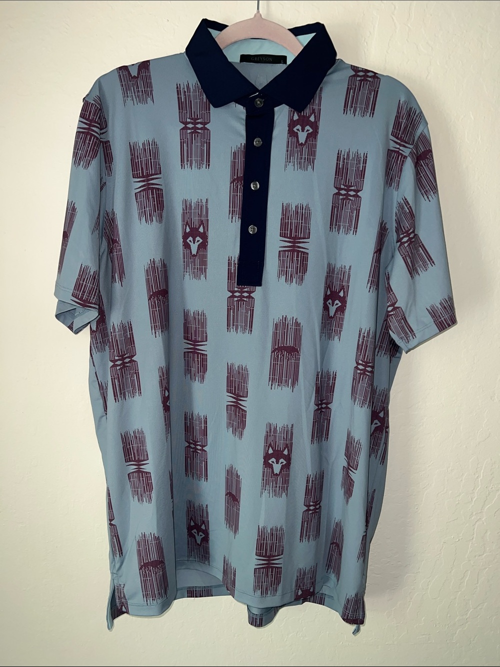 Greyson Western Spirits Bonneville Golf Polo Outdoor Sportswear. Size Large.